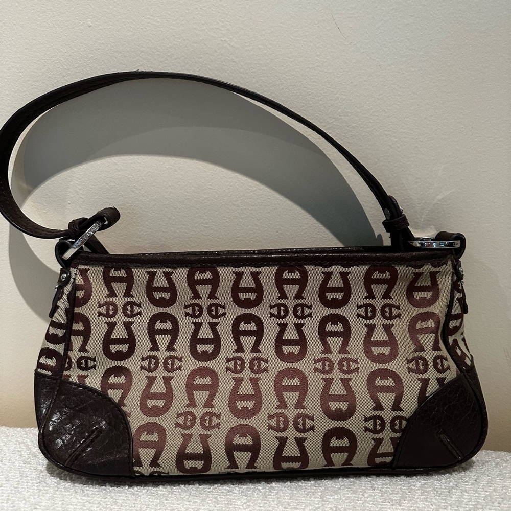 Etienne Aigner Logo Print Y2K Style Shoulder Bag - Picture 7 of 7